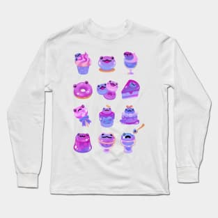 Blueberry frog Long Sleeve T-Shirt